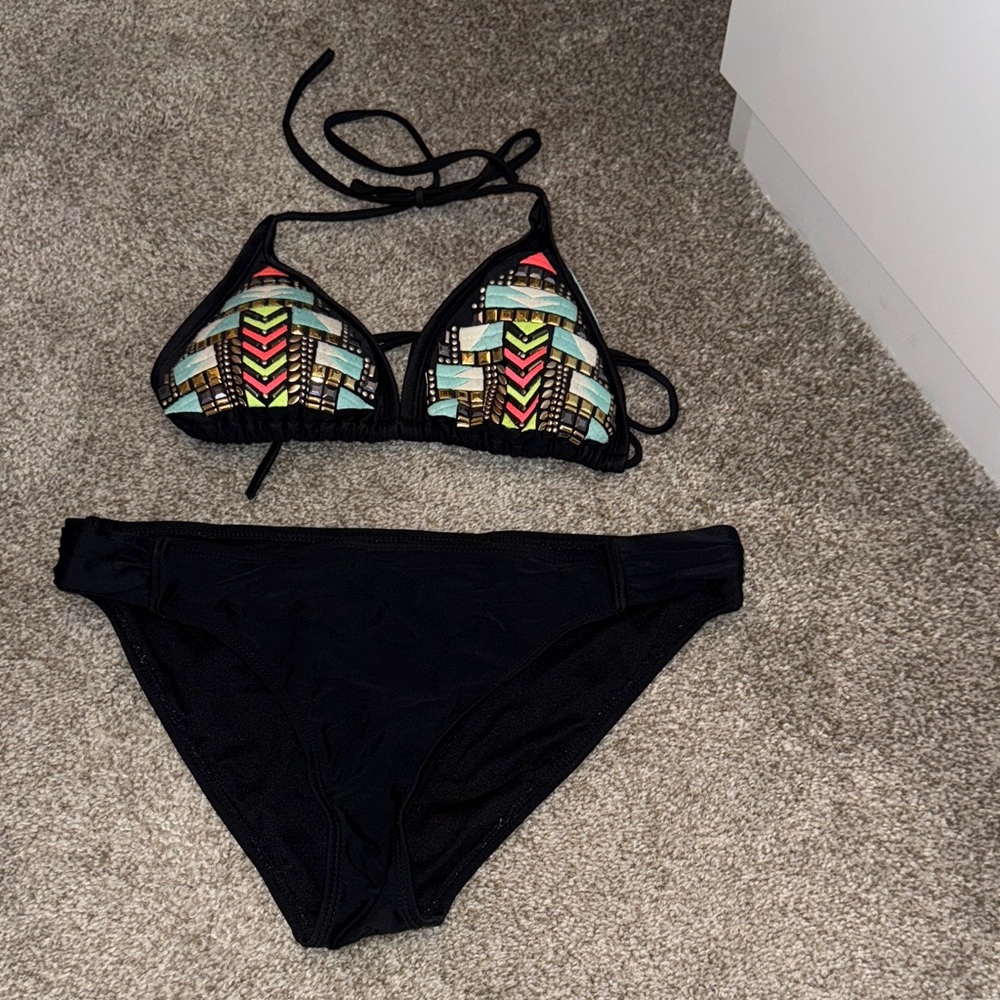Colorful Geometric Bikini Set - Picture 1 of 2